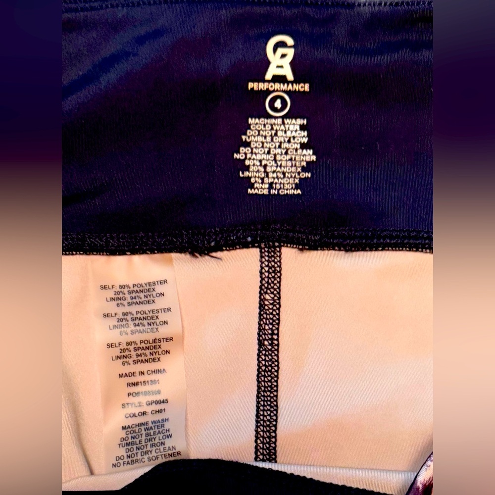 Good American Cheetah Core Strength High Waist Leggings GA Size 4 (XL) - Picture 6 of 10